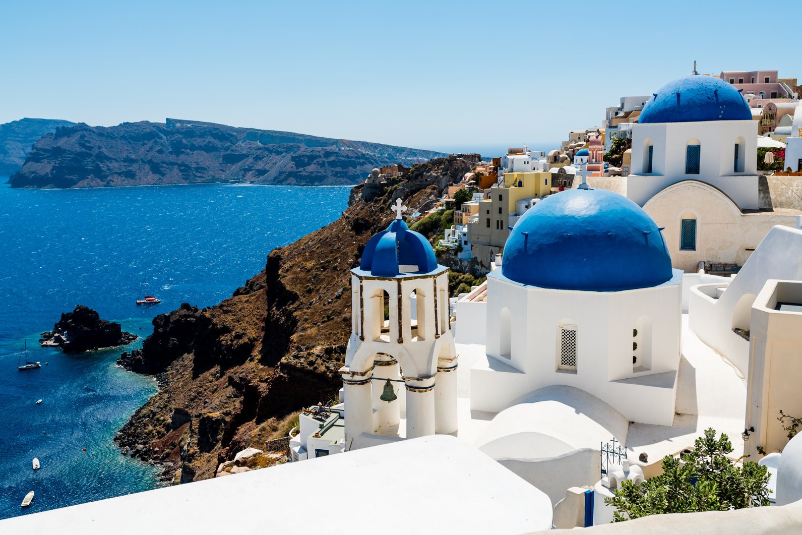 Santorini Island in Greece